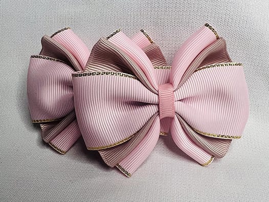 Feminine pink hair clip by Giana Designs